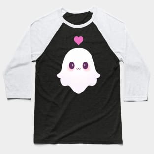 Cute ghost with heart Baseball T-Shirt